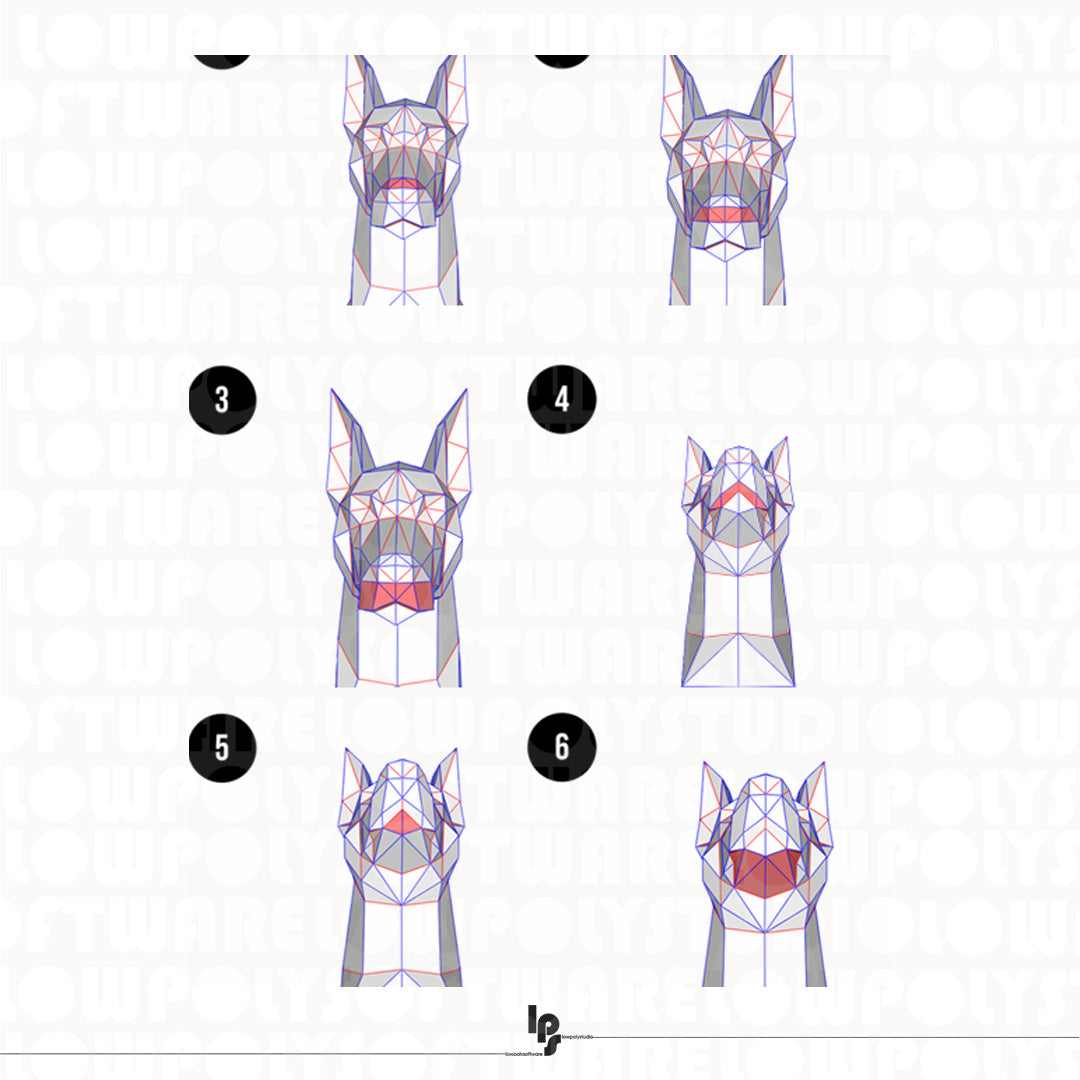 Sitting Doberman Rivet